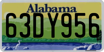 AL license plate 63DY956