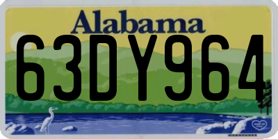 AL license plate 63DY964