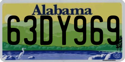 AL license plate 63DY969