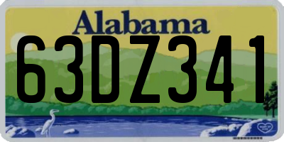 AL license plate 63DZ341