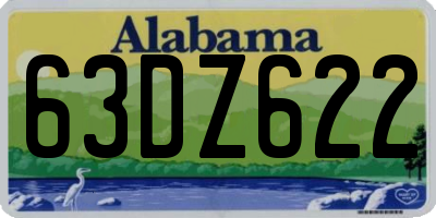 AL license plate 63DZ622