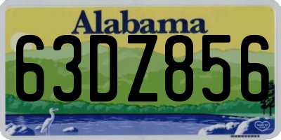 AL license plate 63DZ856