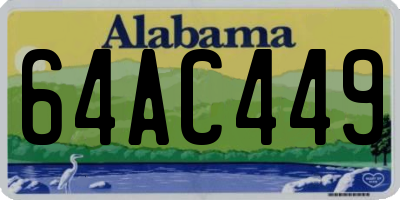 AL license plate 64AC449