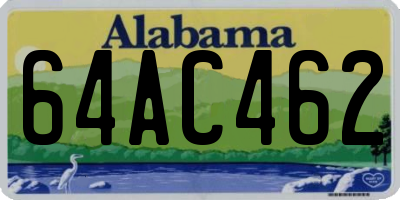 AL license plate 64AC462