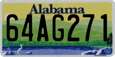 AL license plate 64AG271