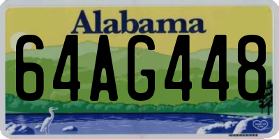 AL license plate 64AG448