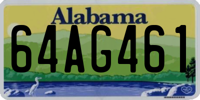 AL license plate 64AG461