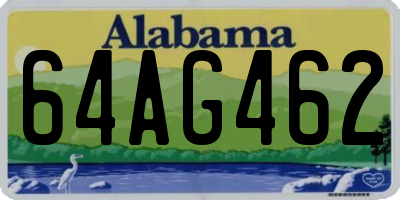 AL license plate 64AG462
