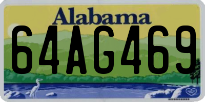 AL license plate 64AG469