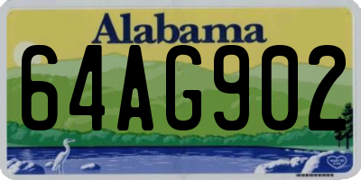 AL license plate 64AG902