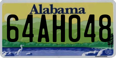 AL license plate 64AH048
