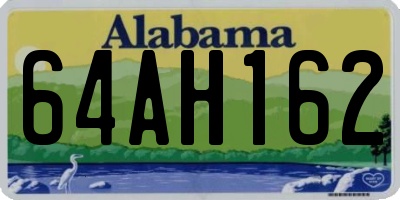 AL license plate 64AH162