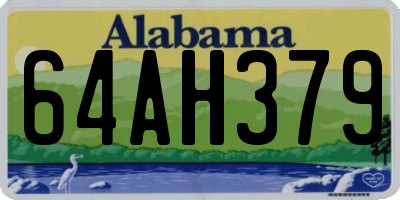 AL license plate 64AH379