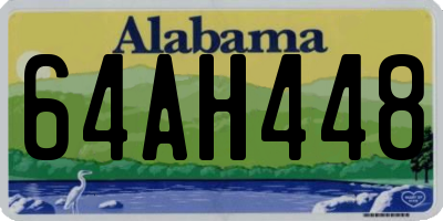 AL license plate 64AH448