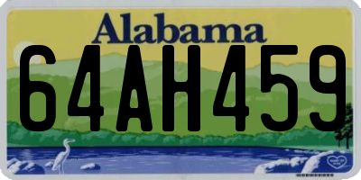 AL license plate 64AH459