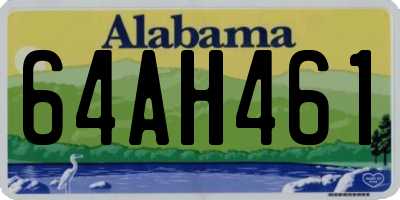 AL license plate 64AH461