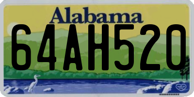 AL license plate 64AH520