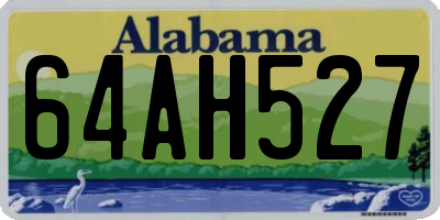 AL license plate 64AH527