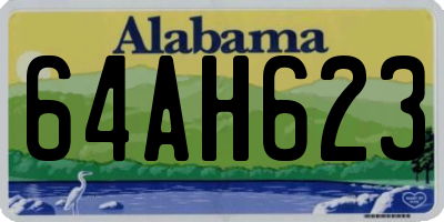 AL license plate 64AH623