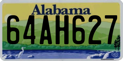 AL license plate 64AH627