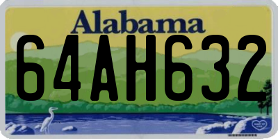 AL license plate 64AH632