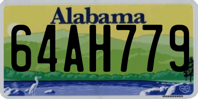 AL license plate 64AH779