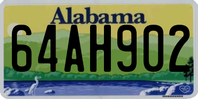 AL license plate 64AH902