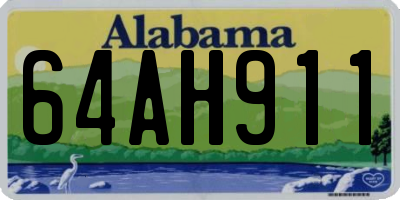 AL license plate 64AH911