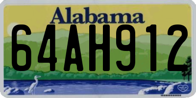 AL license plate 64AH912