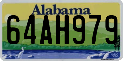 AL license plate 64AH979