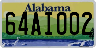 AL license plate 64AI002
