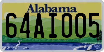 AL license plate 64AI005