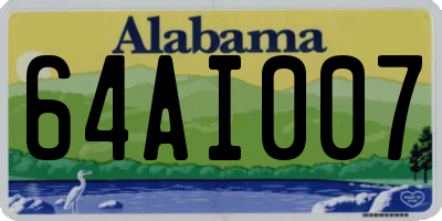 AL license plate 64AI007