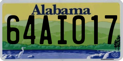AL license plate 64AI017