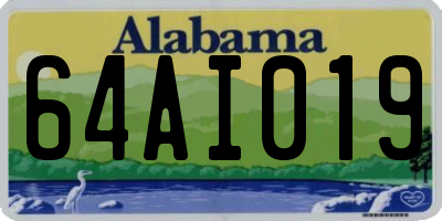AL license plate 64AI019
