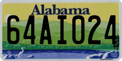 AL license plate 64AI024