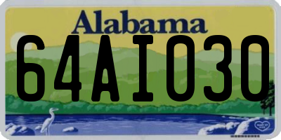 AL license plate 64AI030