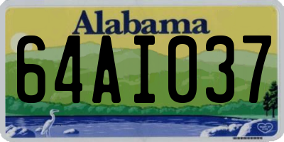 AL license plate 64AI037