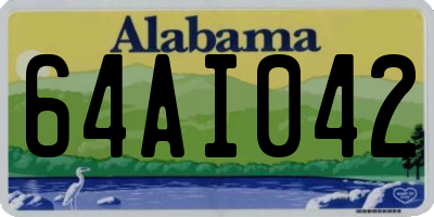 AL license plate 64AI042