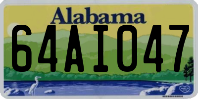 AL license plate 64AI047