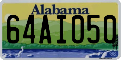 AL license plate 64AI050