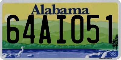 AL license plate 64AI051