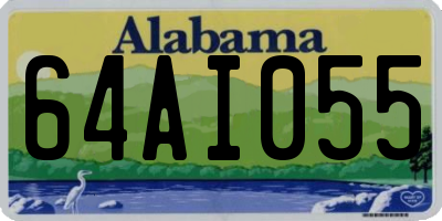 AL license plate 64AI055