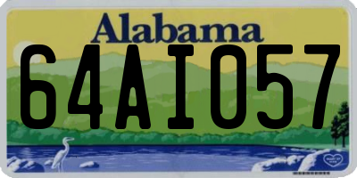 AL license plate 64AI057