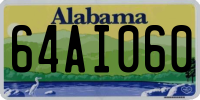 AL license plate 64AI060