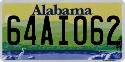 AL license plate 64AI062