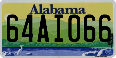 AL license plate 64AI066