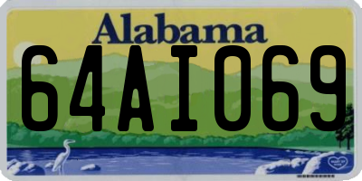 AL license plate 64AI069