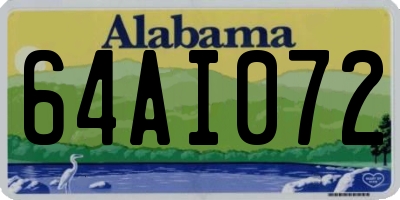 AL license plate 64AI072