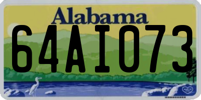 AL license plate 64AI073